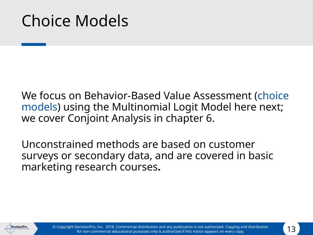 Value for Customers & Valuing Customers Measuring - slide 13 of 73