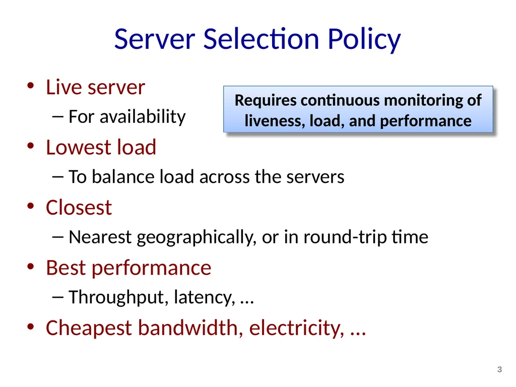 Content Distribution Networks COS 518: Advanced - slide 3 of 22