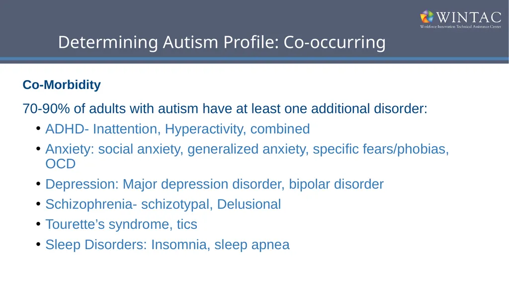 Understanding Individuals with Autism Spectrum - slide 19 of 26