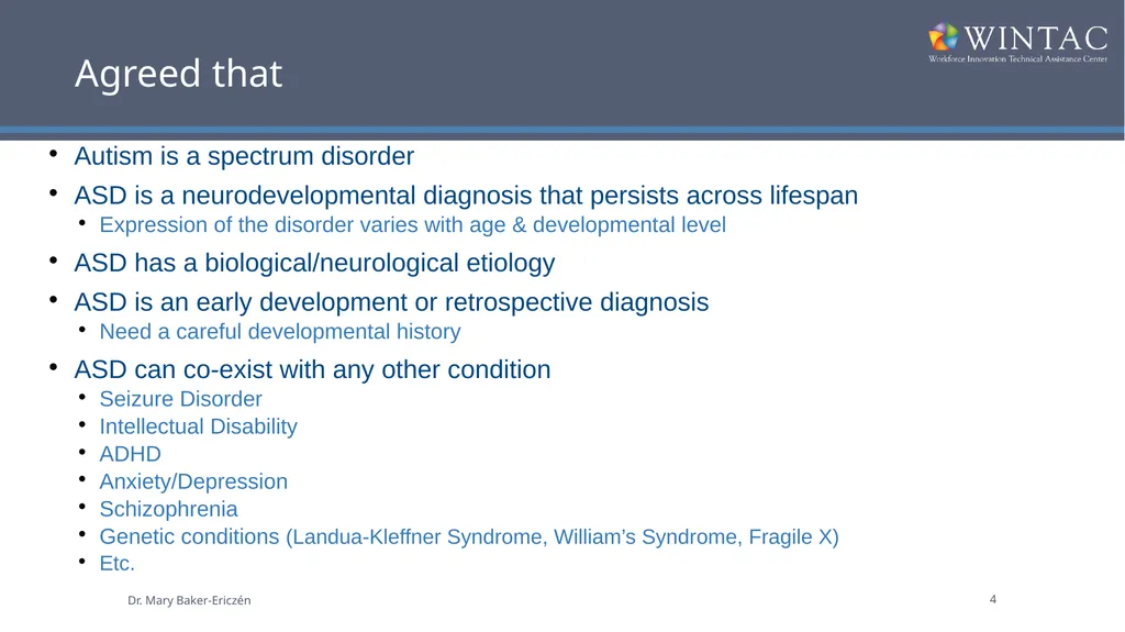 Understanding Individuals with Autism Spectrum - slide 4 of 26