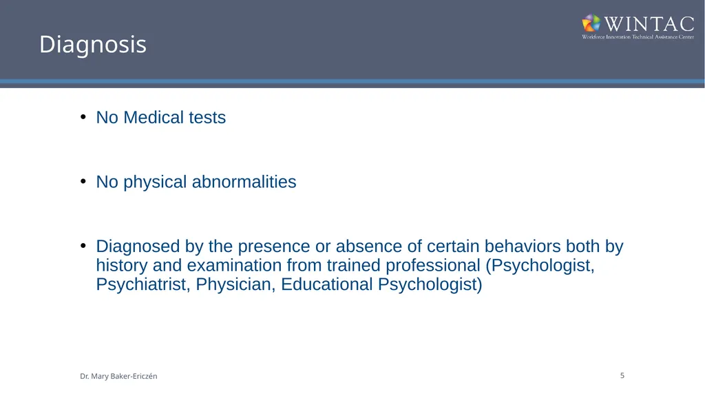 Understanding Individuals with Autism Spectrum - slide 5 of 26