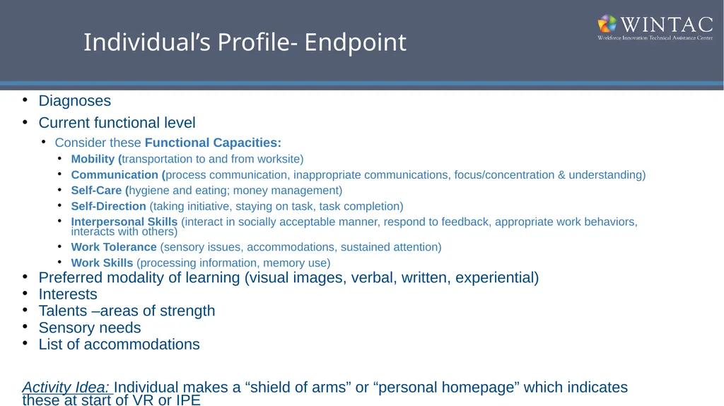 Understanding Individuals with Autism Spectrum - slide 20 of 26