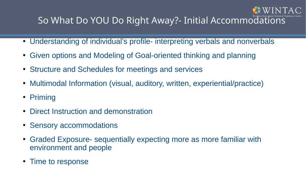 Understanding Individuals with Autism Spectrum - slide 24 of 26