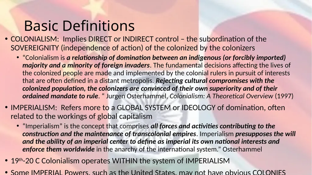 Comparative History Themes to Compare Across the - slide 9 of 14