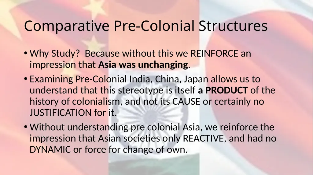 Comparative History Themes to Compare Across the - slide 4 of 14
