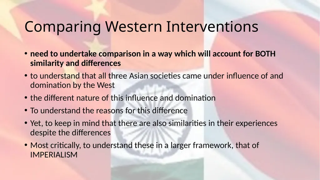 Comparative History Themes to Compare Across the - slide 8 of 14