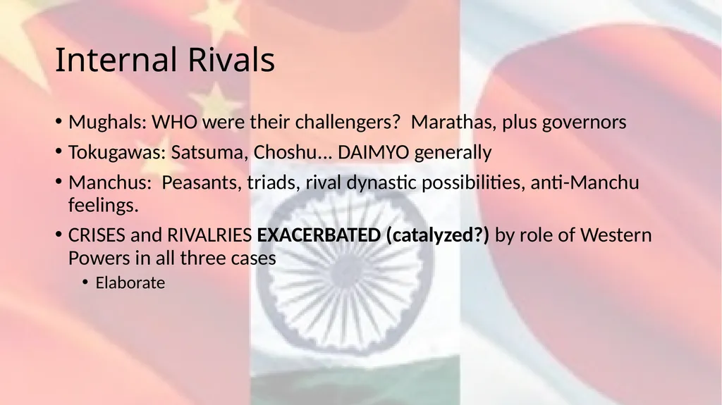 Comparative History Themes to Compare Across the - slide 6 of 14