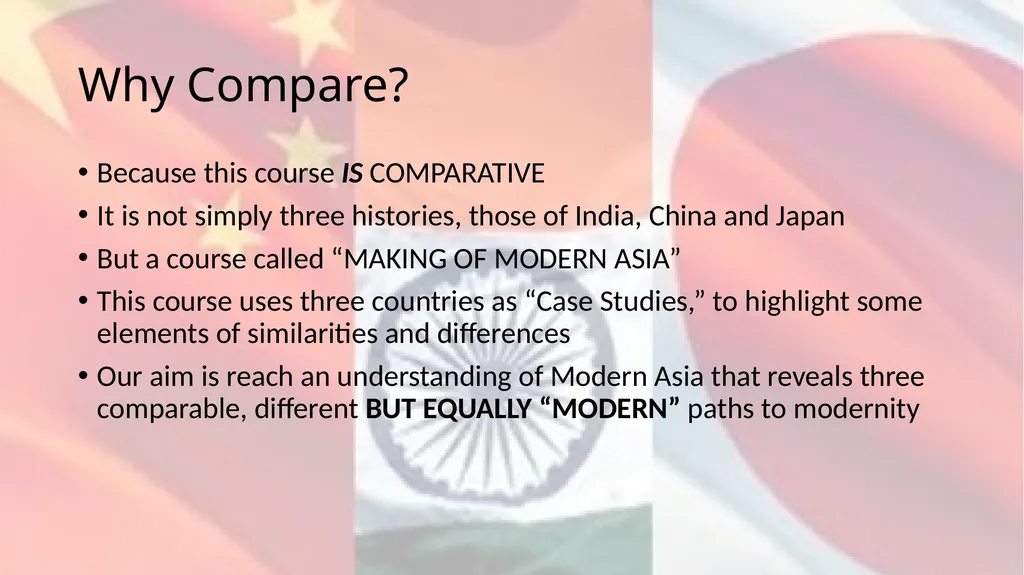 Comparative History Themes to Compare Across the - slide 2 of 14