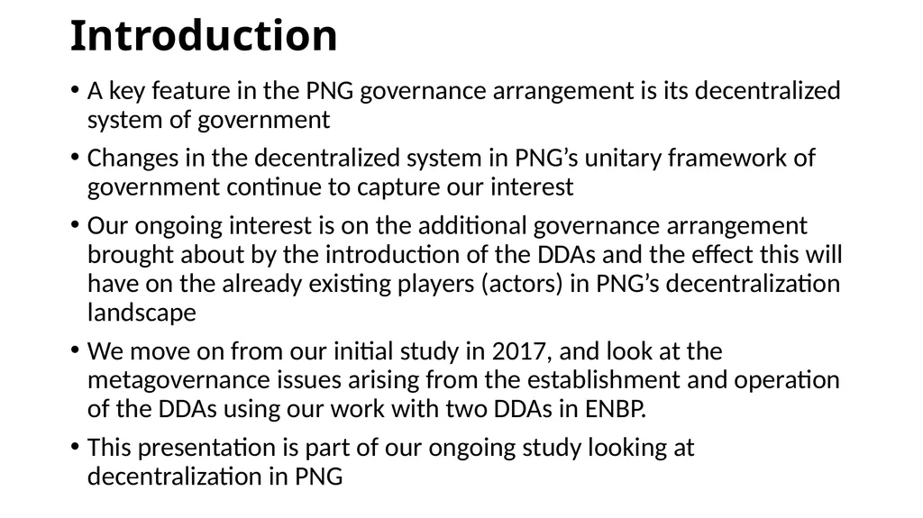 Decentralization And District Development - slide 2 of 14