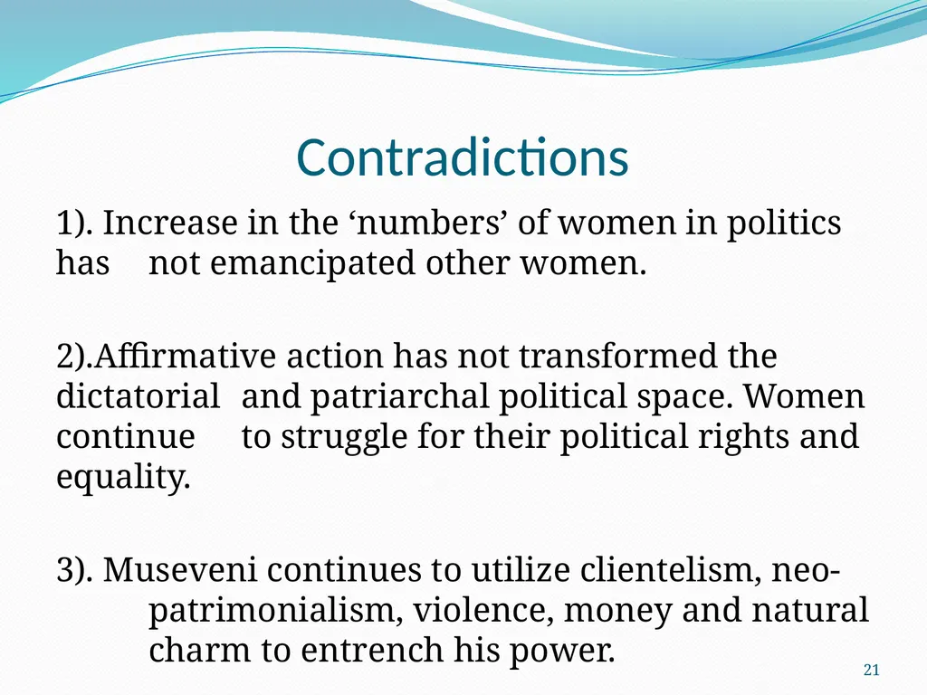 Evelyn Namakula Mayanja Ph.D Adjunct Professor, - slide 21 of 26