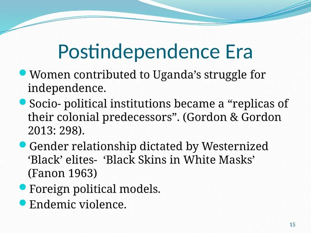 Evelyn Namakula Mayanja Ph.D Adjunct Professor, - slide 15 of 26
