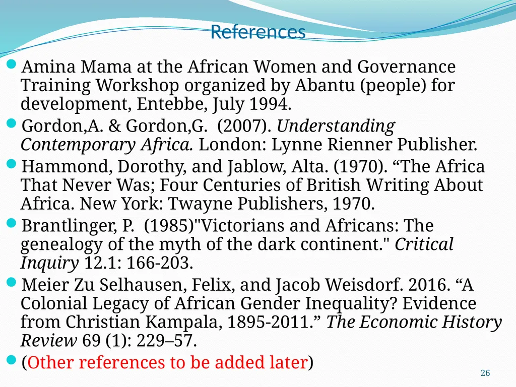 Evelyn Namakula Mayanja Ph.D Adjunct Professor, - slide 26 of 26