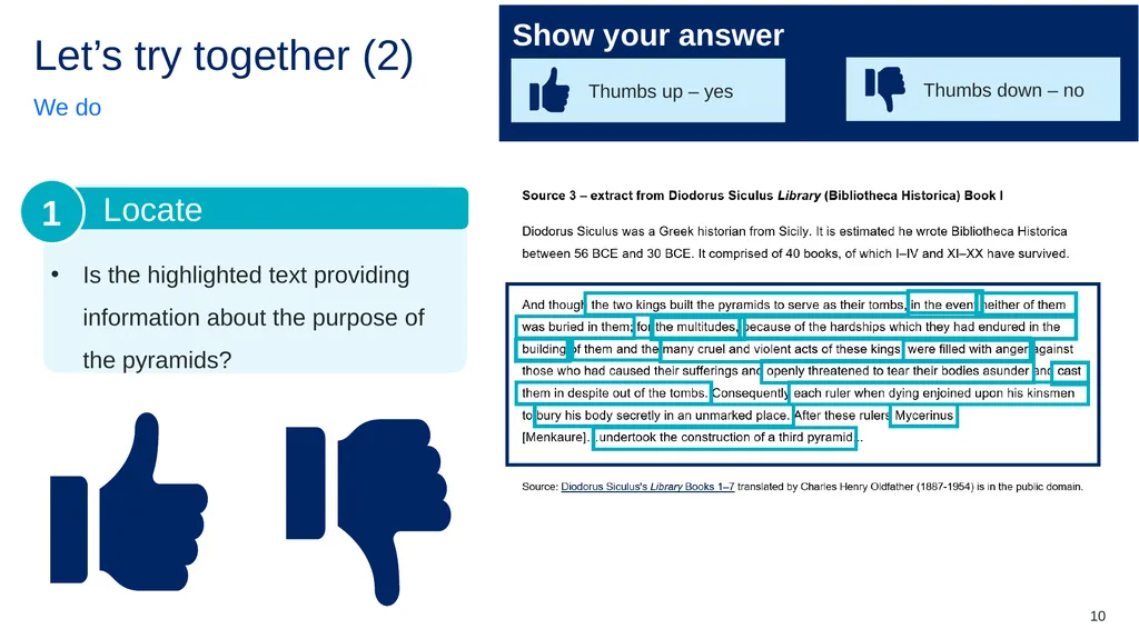 Instructions for use This resource is not a - slide 10 of 19