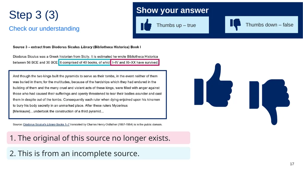 Instructions for use This resource is not a - slide 17 of 19