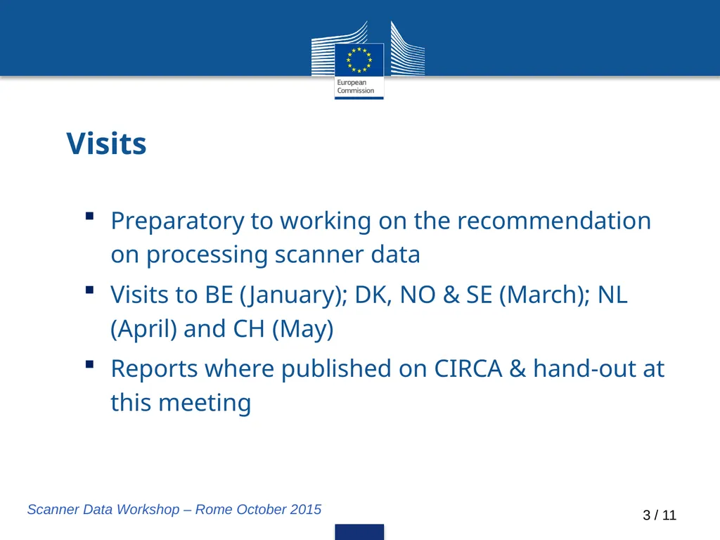 Scanner Data: Main changes and Eurostat's - slide 3 of 12