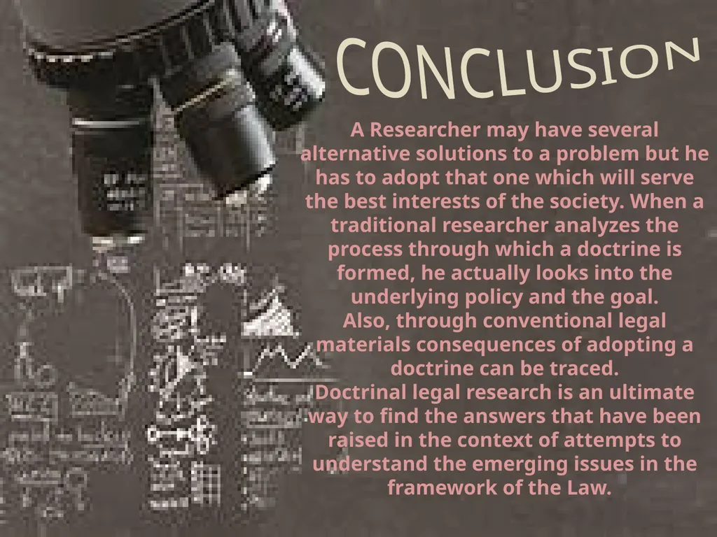 TOPIC: DOCTRINAL RESEARCH AND CRITICAL ANALYSIS - slide 18 of 19