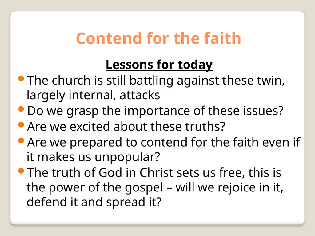 Dangerous times and dangerous people The letter of - slide 9 of 9