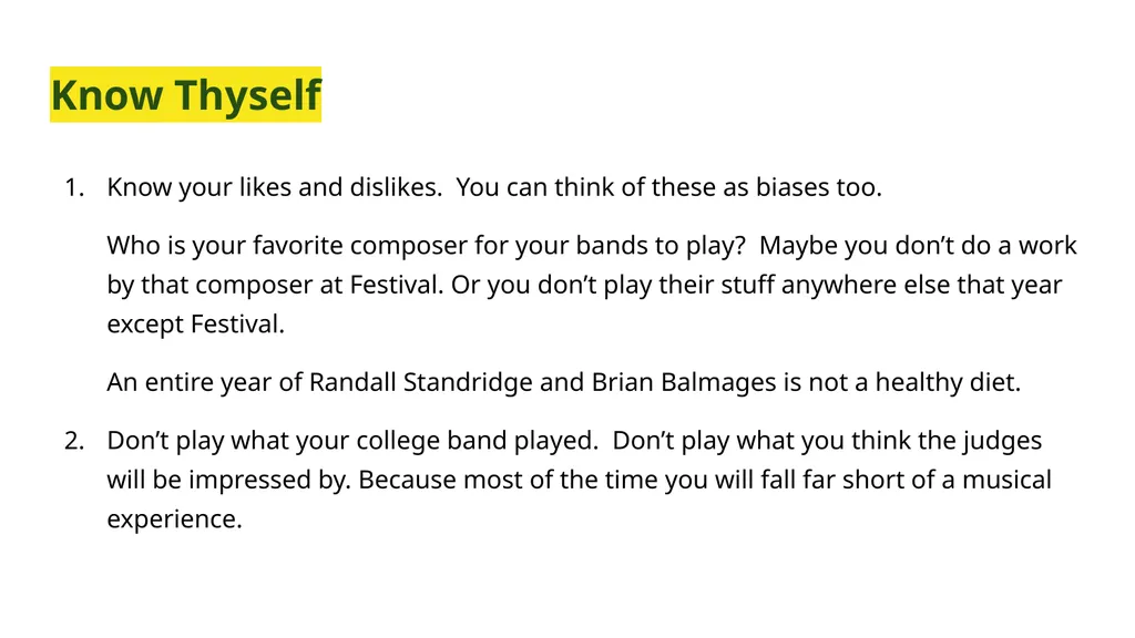 A Session called “Festival Preparation” Because - slide 5 of 32