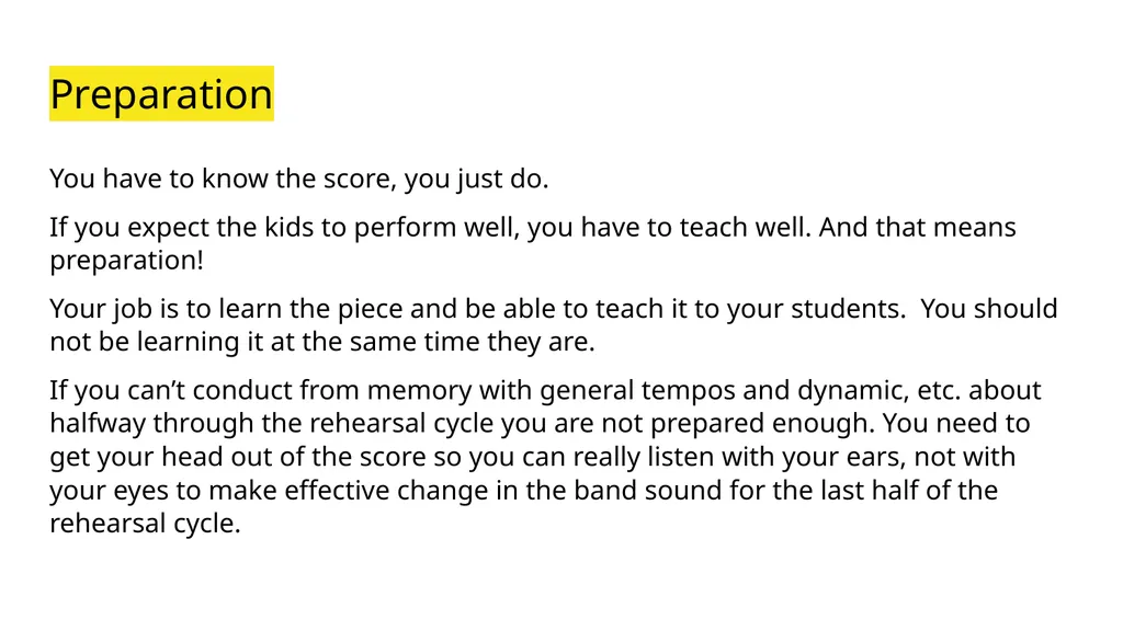 A Session called “Festival Preparation” Because - slide 15 of 32