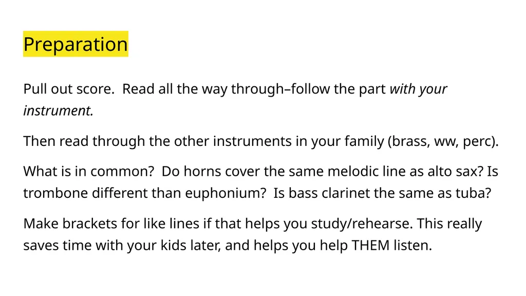 A Session called “Festival Preparation” Because - slide 17 of 32