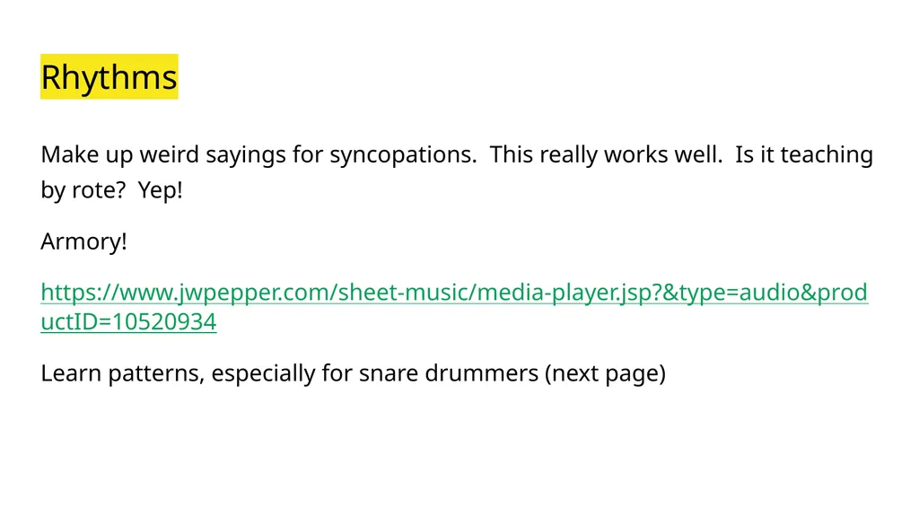 A Session called “Festival Preparation” Because - slide 25 of 32