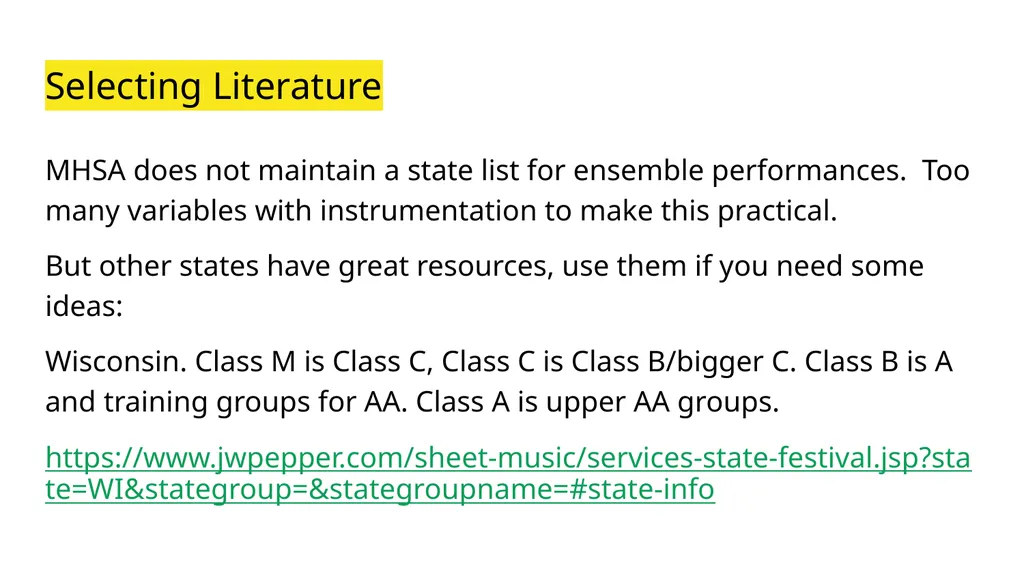 A Session called “Festival Preparation” Because - slide 9 of 32