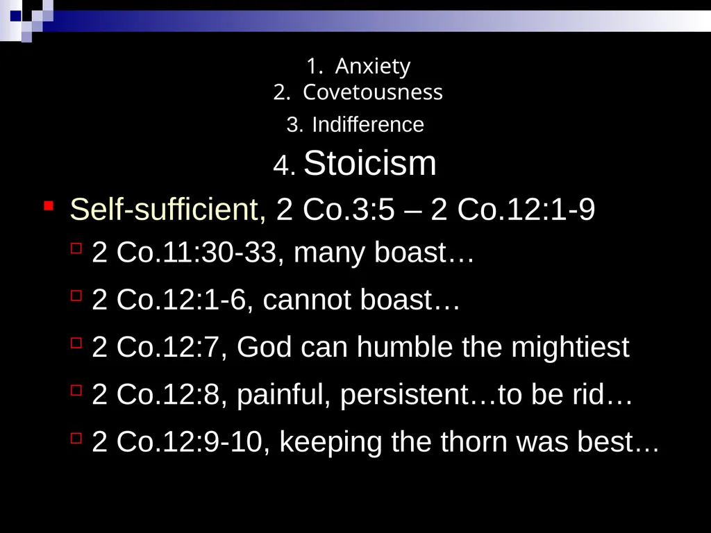 . Philippians 411 Not that I speak in regard to - slide 13 of 21