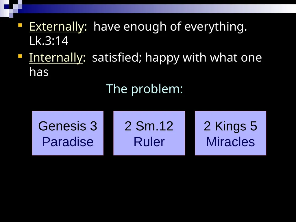 . Philippians 411 Not that I speak in regard to - slide 5 of 21