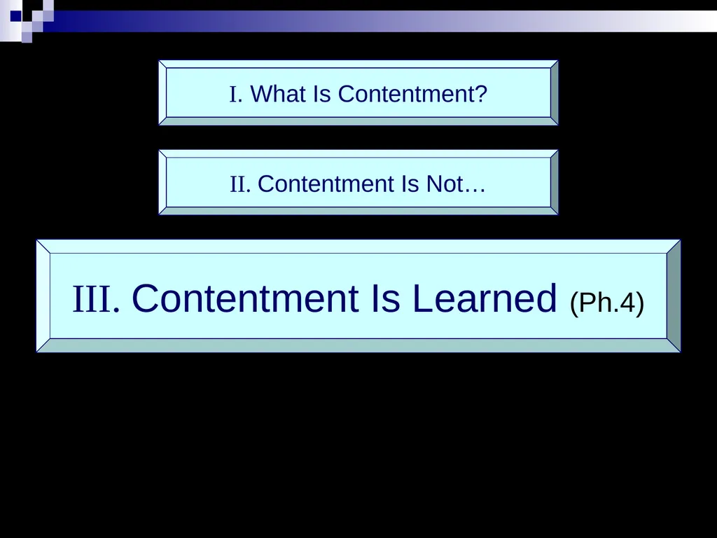 . Philippians 411 Not that I speak in regard to - slide 14 of 21