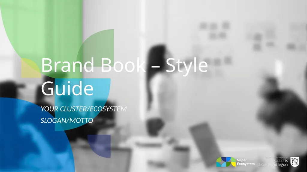 Brand Book – Style Guide YOUR CLUSTER/ECOSYSTEM - slide 1 of 25