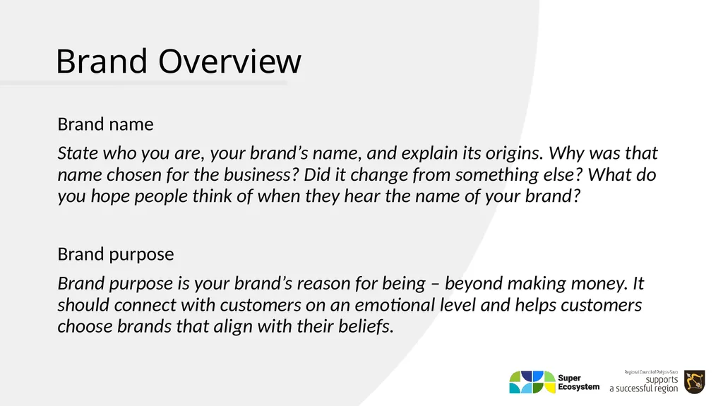 Brand Book – Style Guide YOUR CLUSTER/ECOSYSTEM - slide 2 of 25