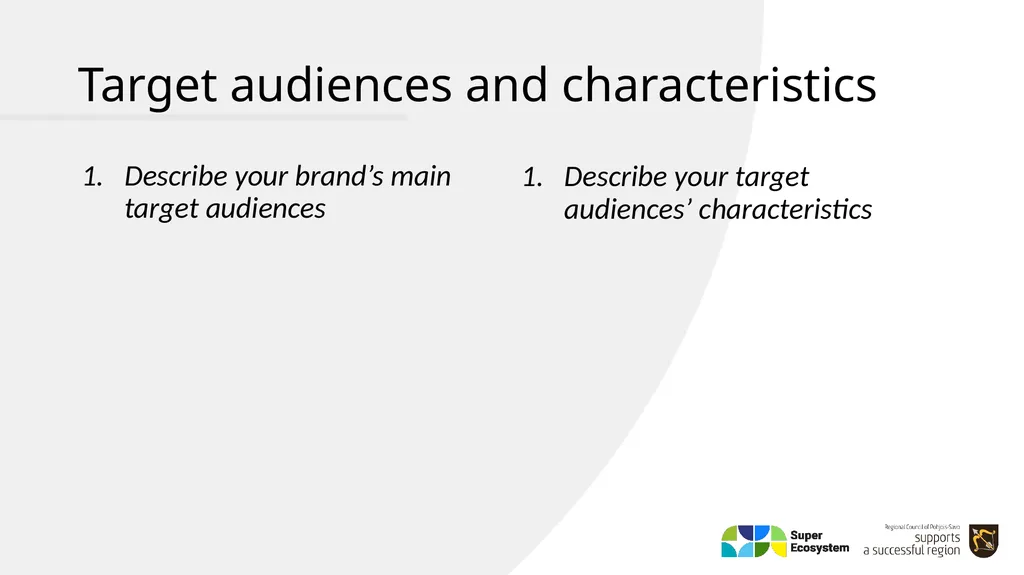 Brand Book – Style Guide YOUR CLUSTER/ECOSYSTEM - slide 7 of 25