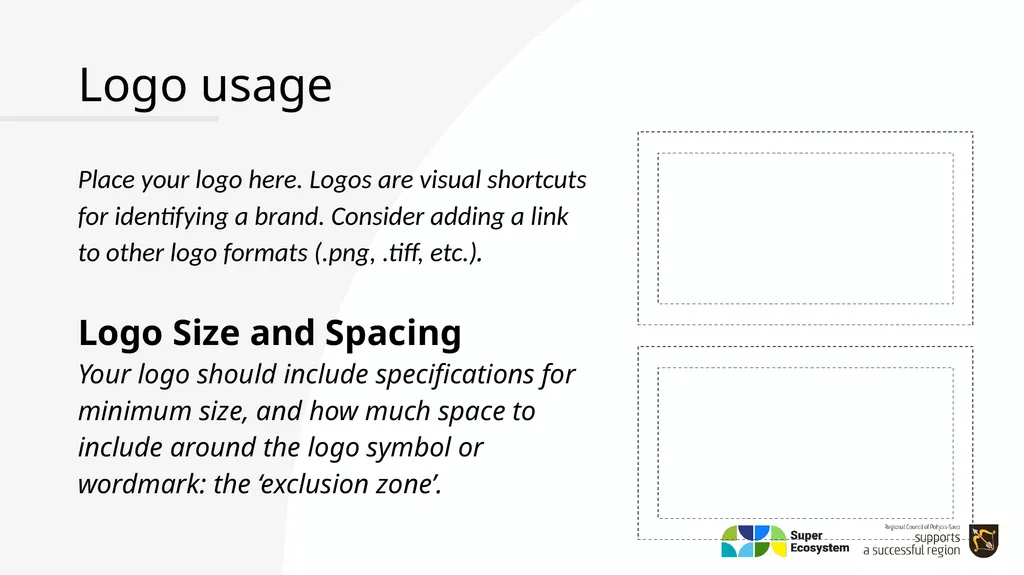 Brand Book – Style Guide YOUR CLUSTER/ECOSYSTEM - slide 14 of 25