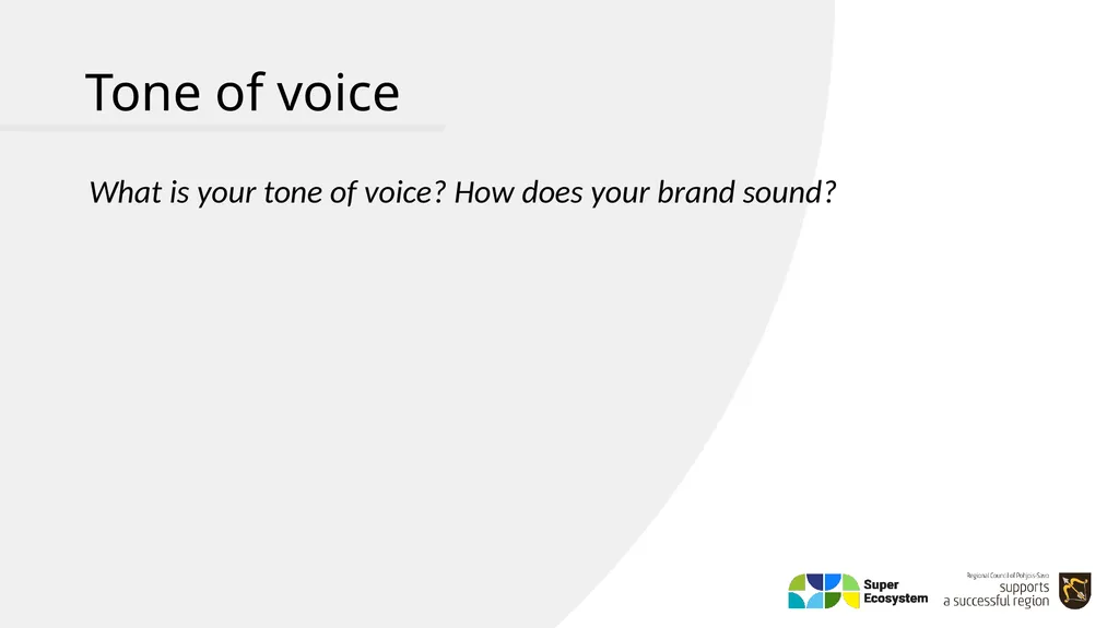 Brand Book – Style Guide YOUR CLUSTER/ECOSYSTEM - slide 12 of 25