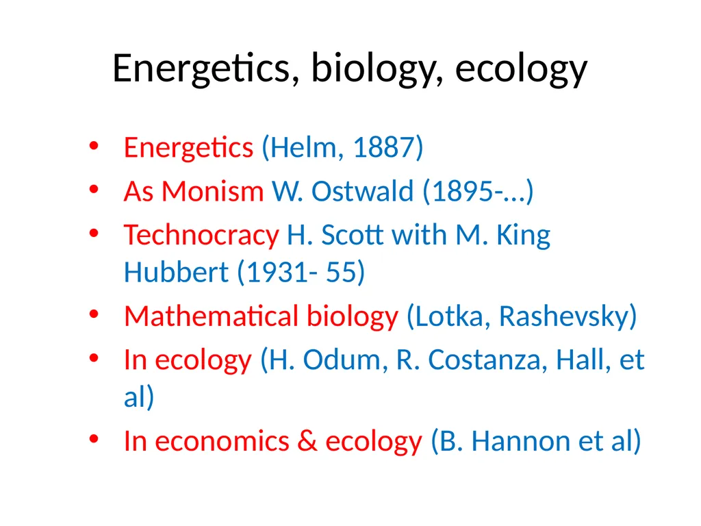 Exergy, Economic Growth and Degrowth Presentation - slide 8 of 39