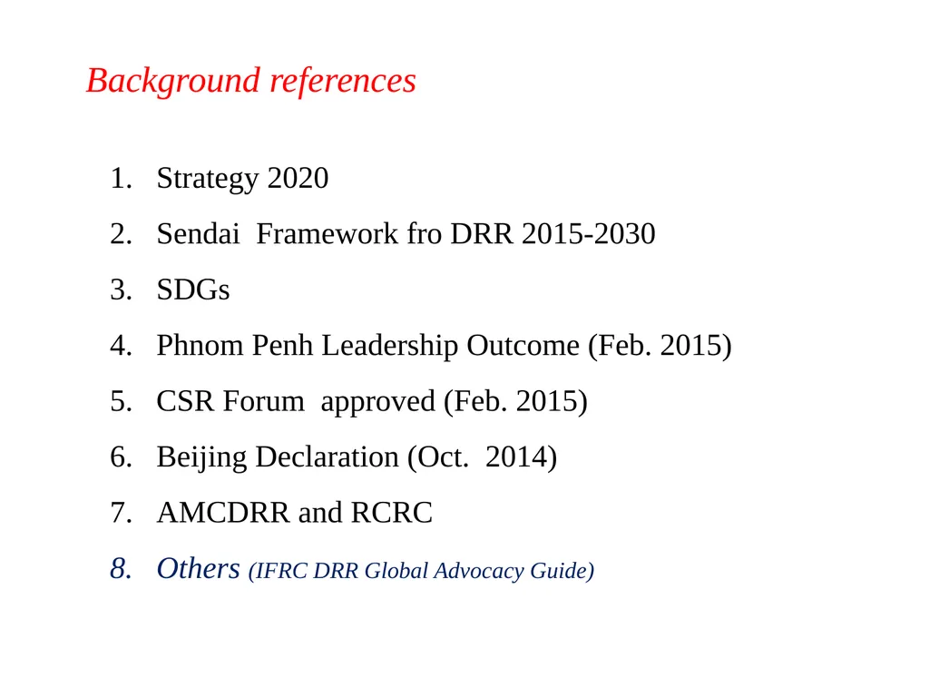 Regional Community Safe and Resilience Road Map - slide 2 of 5
