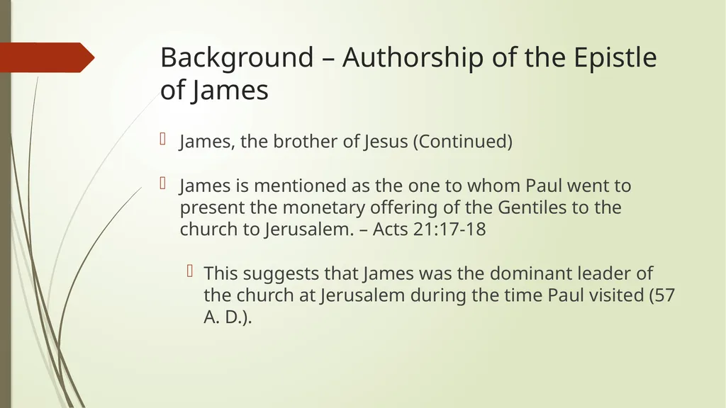 The Study of James - Practical Christianity Lake - slide 15 of 35