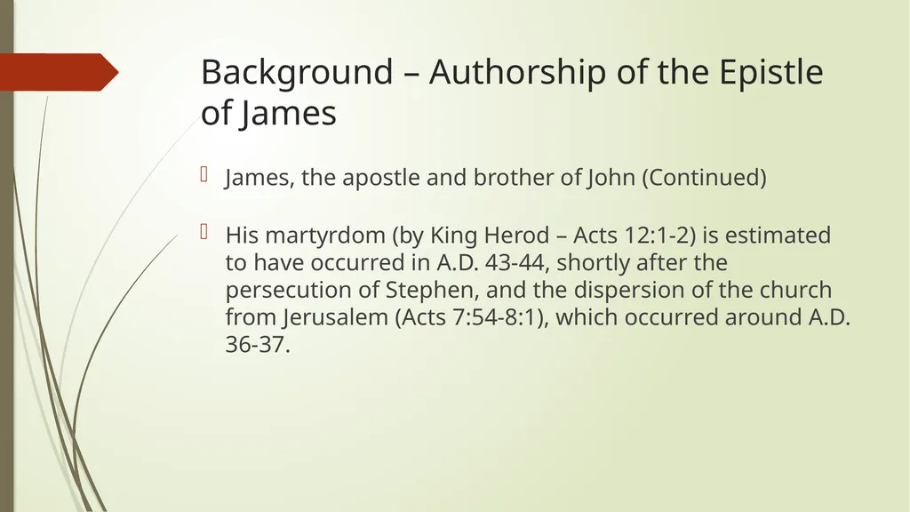 The Study of James - Practical Christianity Lake - slide 9 of 35