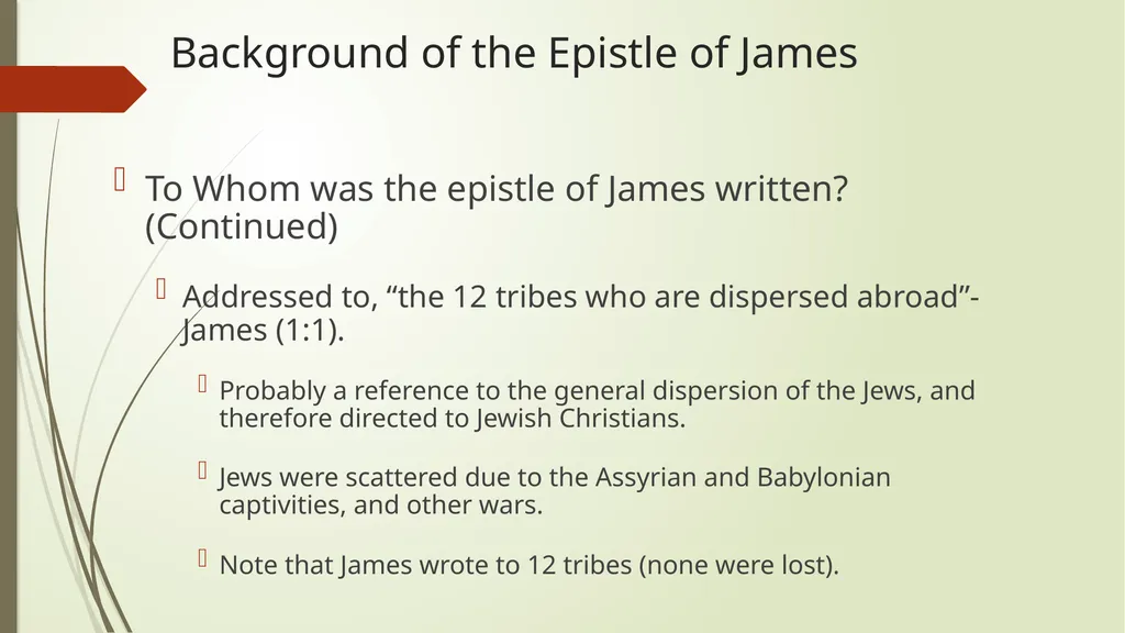 The Study of James - Practical Christianity Lake - slide 24 of 35
