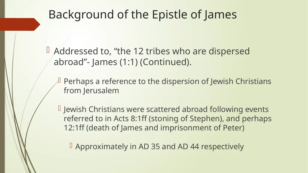 The Study of James - Practical Christianity Lake - slide 25 of 35