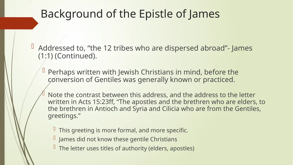The Study of James - Practical Christianity Lake - slide 26 of 35