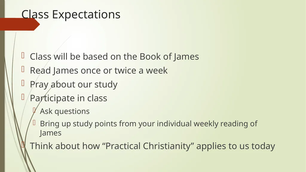 The Study of James - Practical Christianity Lake - slide 5 of 35