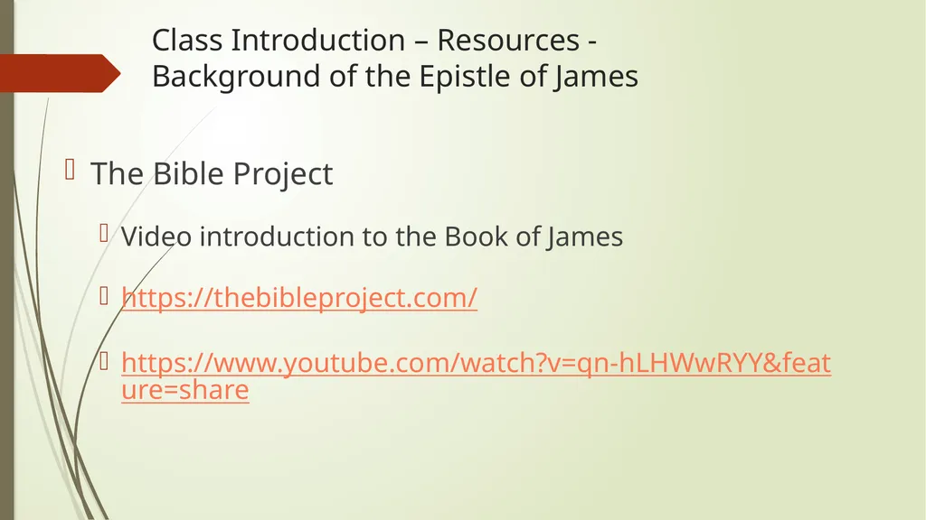 The Study of James - Practical Christianity Lake - slide 3 of 35