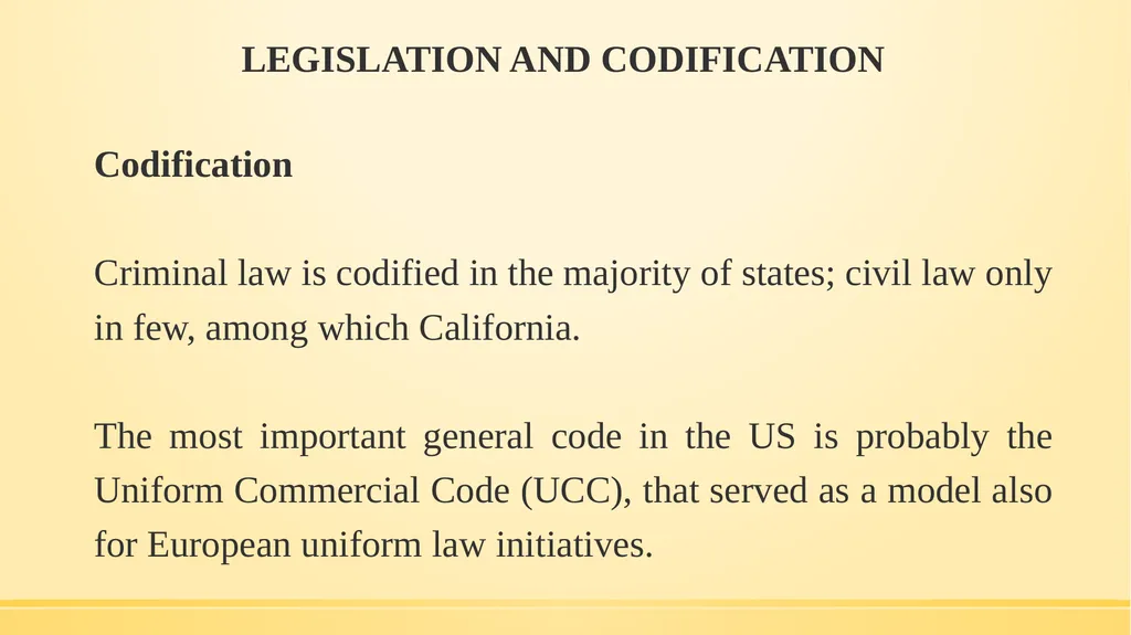 Comparative Law Prof.ssa Letizia Coppo THE COMMON - slide 21 of 21