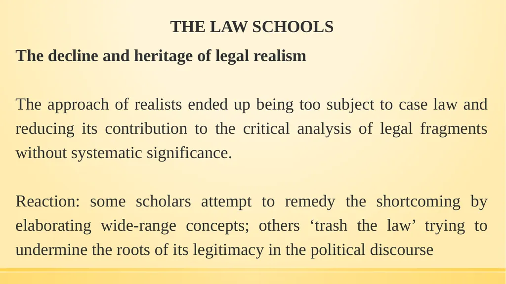 Comparative Law Prof.ssa Letizia Coppo THE COMMON - slide 11 of 21