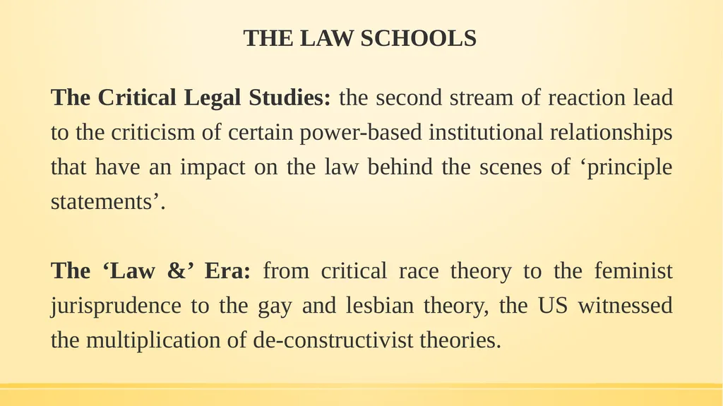 Comparative Law Prof.ssa Letizia Coppo THE COMMON - slide 13 of 21
