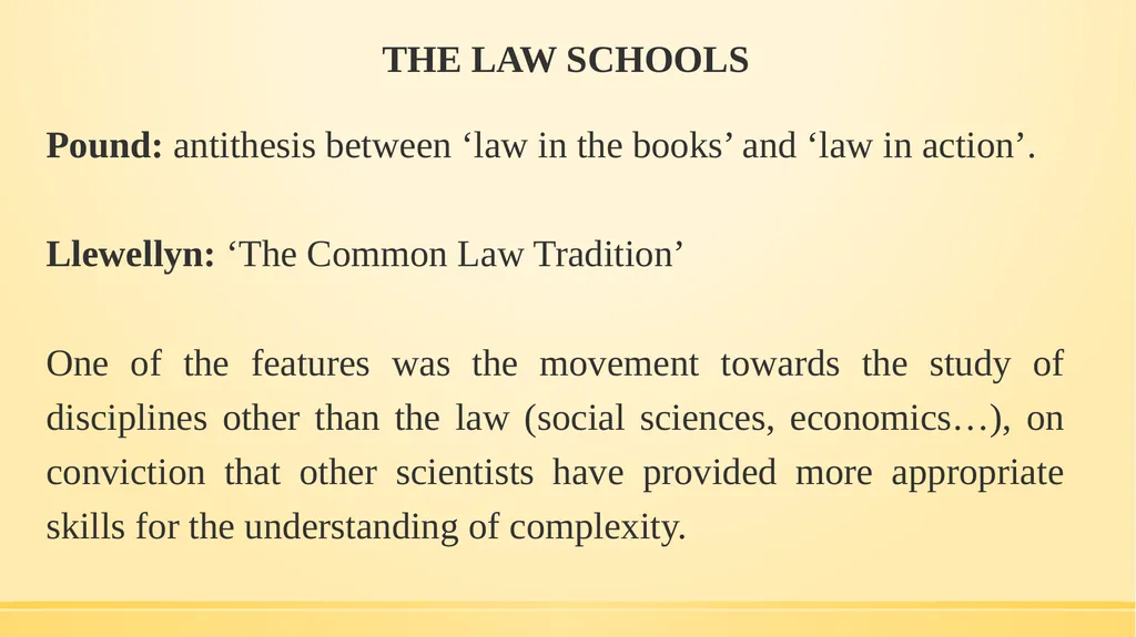 Comparative Law Prof.ssa Letizia Coppo THE COMMON - slide 9 of 21