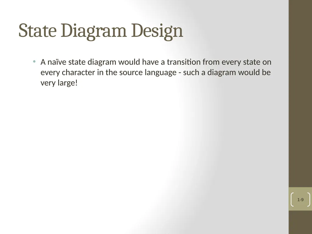 Chapter 4 Lexical and Syntax Analysis Chapter 4 - slide 9 of 48