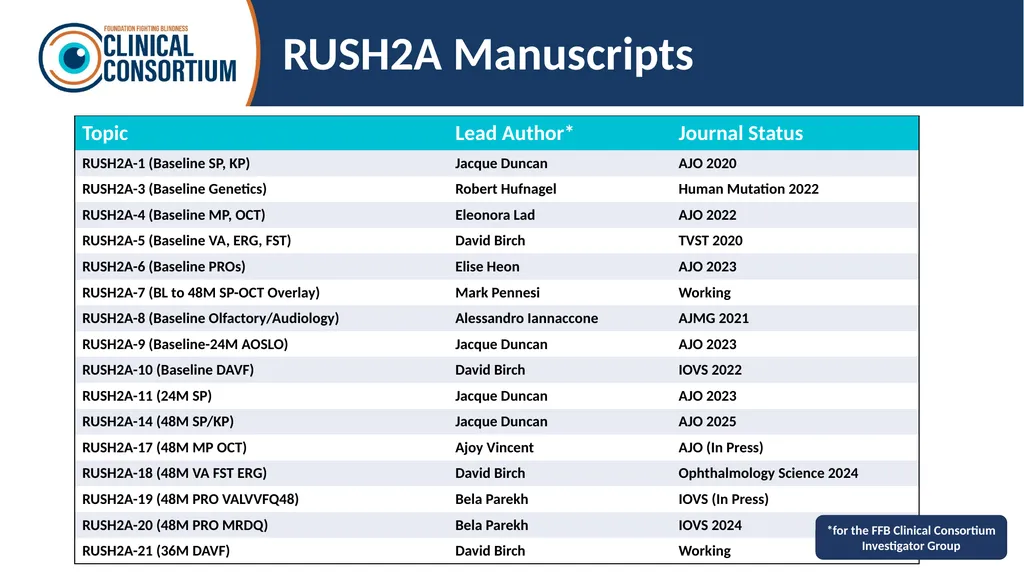 Overview Last Updated: March 7, 2025 Retinal - slide 29 of 53