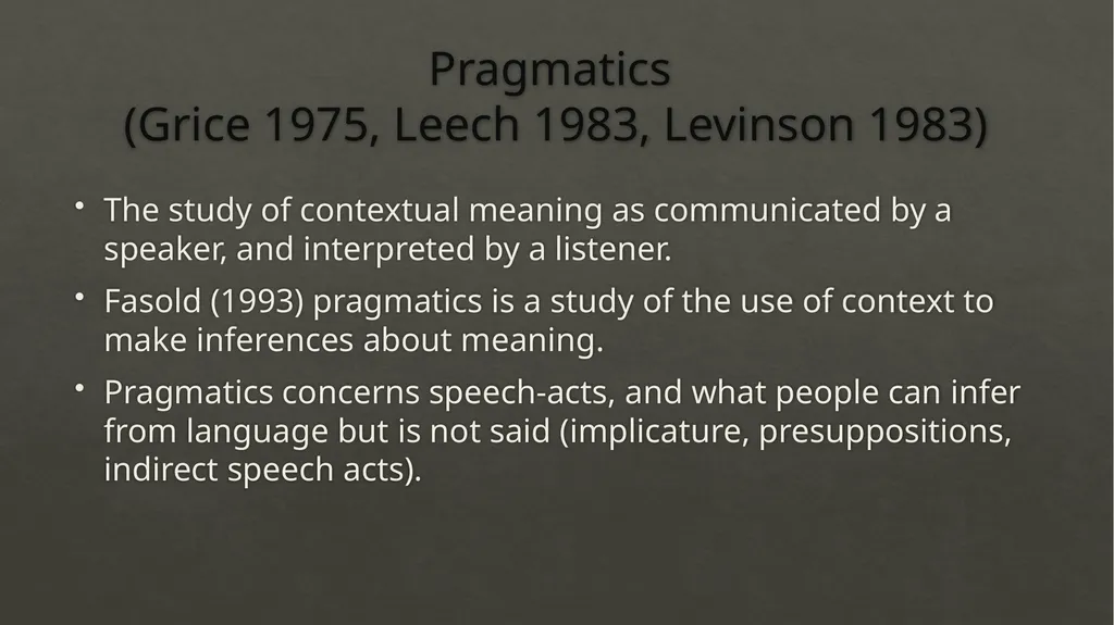 Approaches to Discourse Analysis Deborah Schiffrin - slide 8 of 13